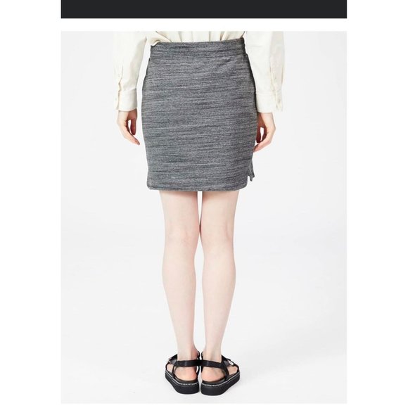 Women's Terry Cotton and Modal Drawstring Sweatshirt Skirt Sm - Picture 2 of 5